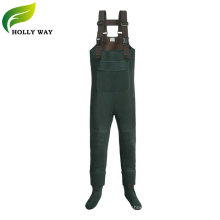 China Customized Durable Bootfoot Neoprene Chest Wader for Fishing